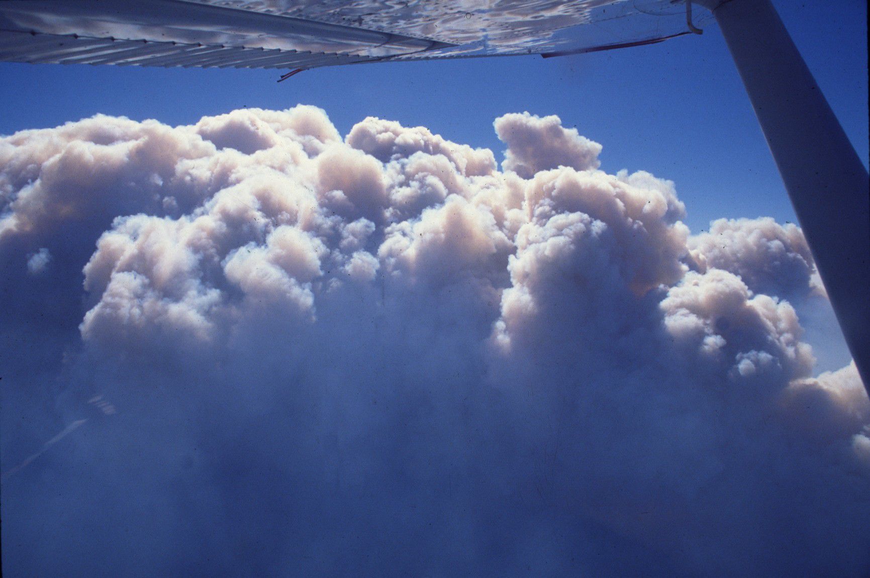 Yellowstone fire aerial